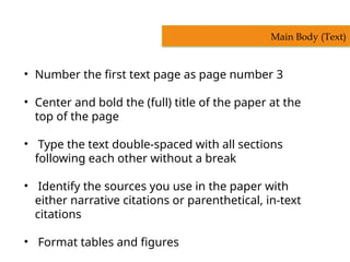 APA Formatting and Style Guide - in-text | PPTX