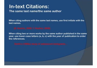 APA Formatting & Reference Style Guide