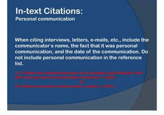 APA Formatting & Reference Style Guide