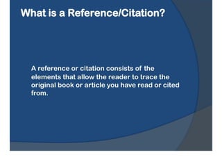 APA Formatting & Reference Style Guide
