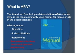 APA Formatting & Reference Style Guide
