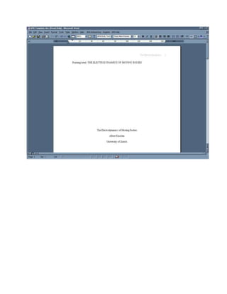 APA general document guidelines