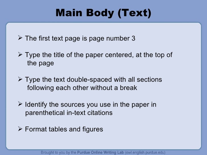 Apa Headings
