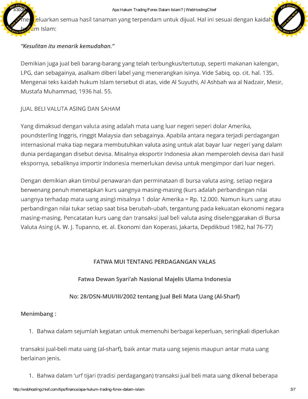 Apa Hukum Forex Trading Dalam Islam?