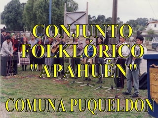 CONJUNTO FOLKLÓRICO &quot;APAHUÉN&quot; COMUNA PUQUELDON 