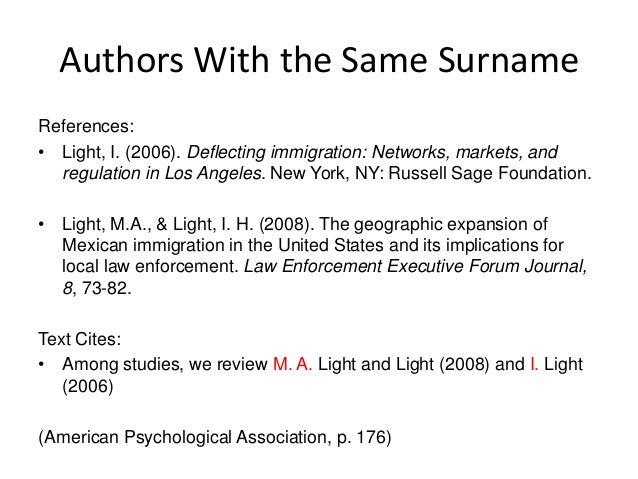 APA InText Citations 6th Ed.