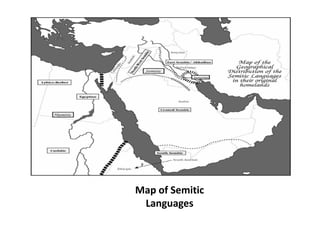 Semites Map Apa itu bahasa arab | PDF