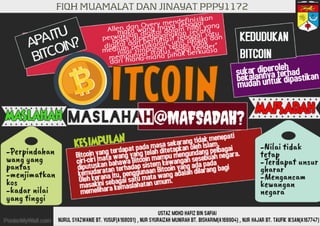 Bitcoin Maslahah@Mafsadah?