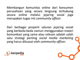 Apa Itu Community Management? Perlukah Bagi Perusahaan? | PPTX