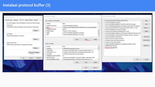 Instalasi protocol buffer (3)
 