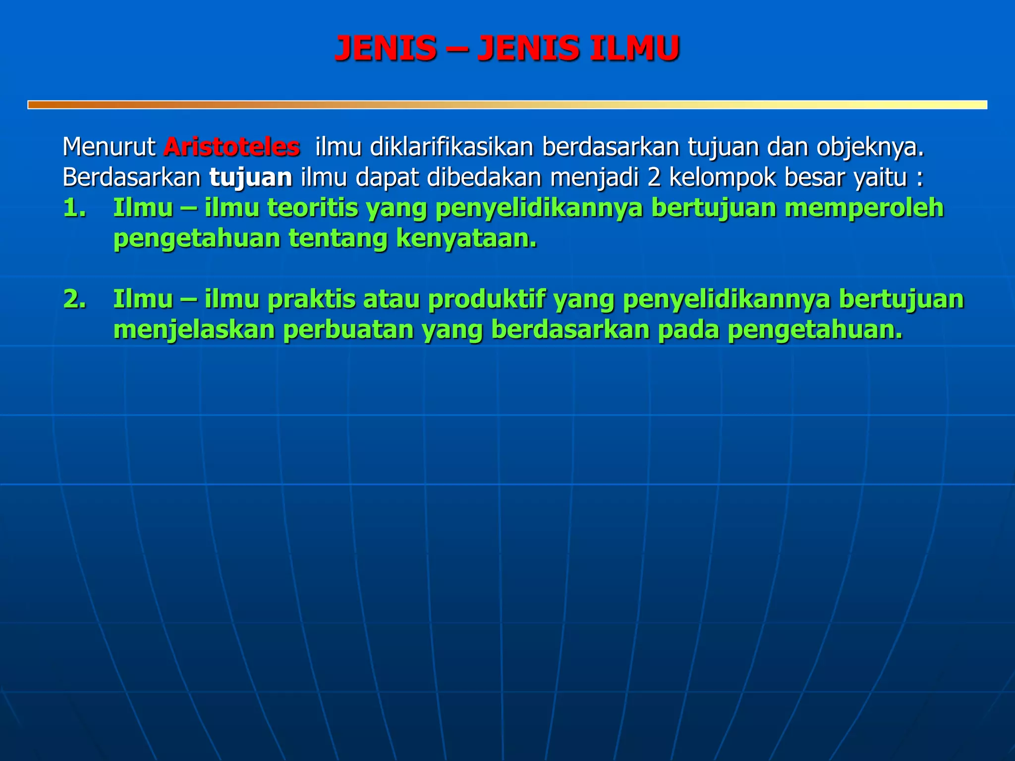 Apa Itu Ilmu Ppt