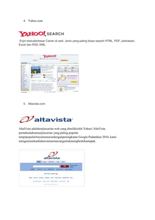 Apa itu search engine