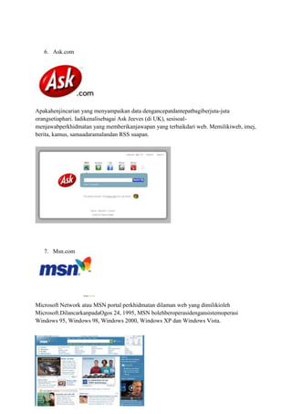 Apa itu search engine