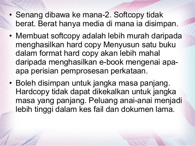 Apa Itu Soft Copy