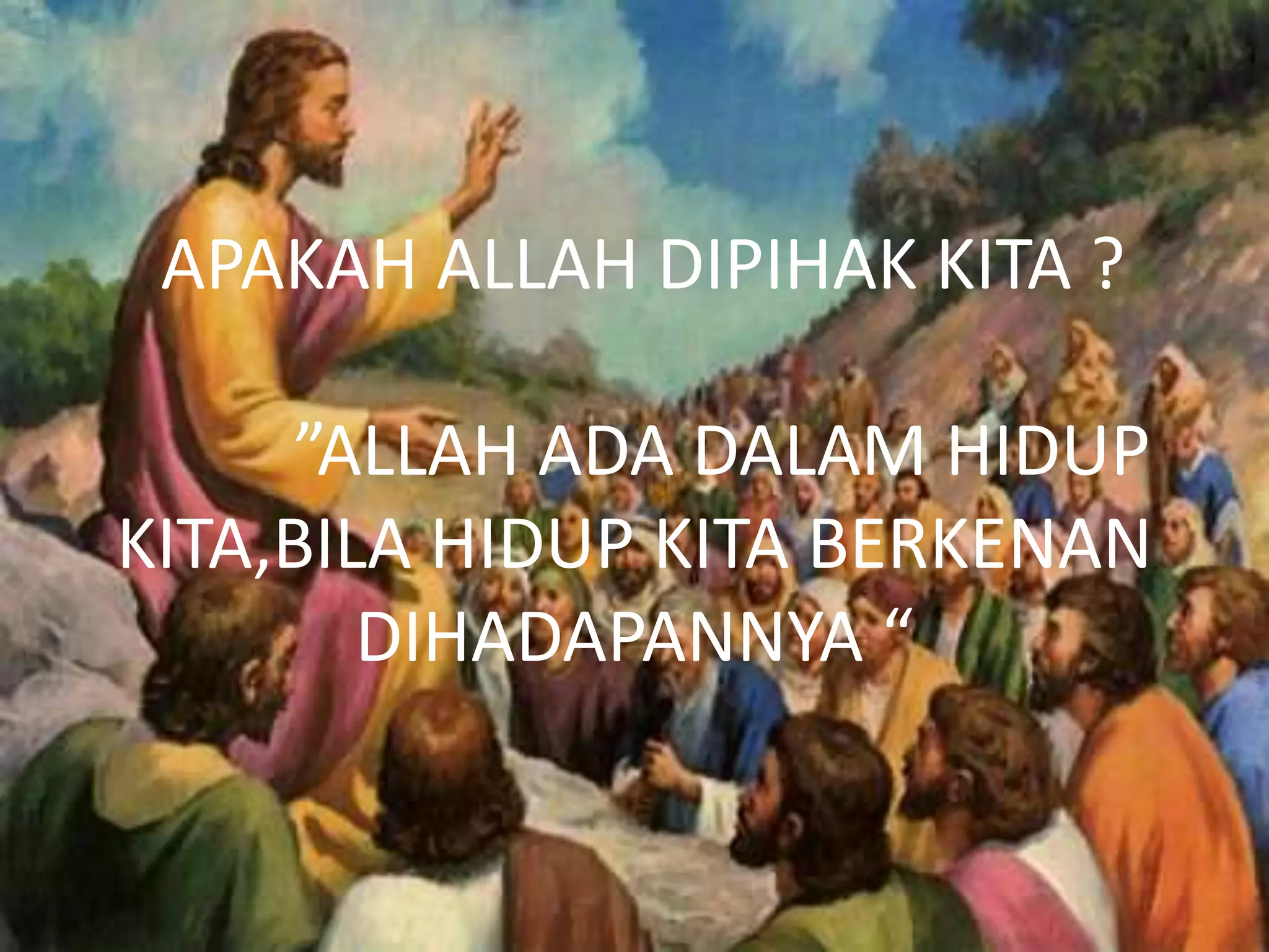 Apakah allah di pihak kita. | PPTX
