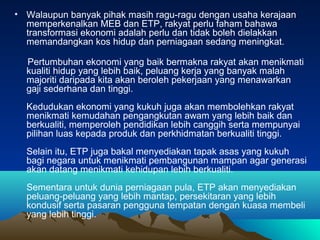 program transformasi ekonomi