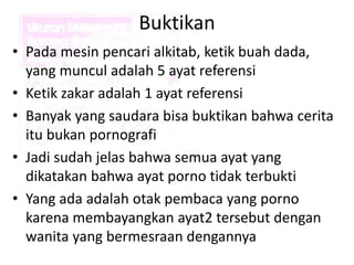 Apakah saudara sudah tahu 35 ayat porno | PPT