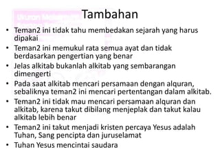 Apakah saudara sudah tahu 35 ayat porno | PPT