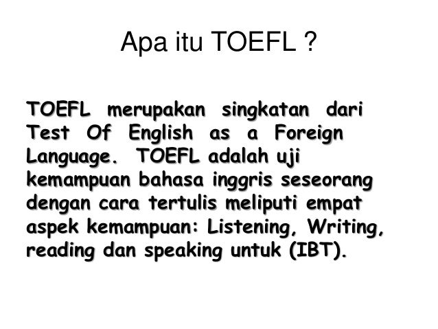 proper n itu test apa fit Apakah test toefl itu proper n itu test apa fit Apakah test toefl itu