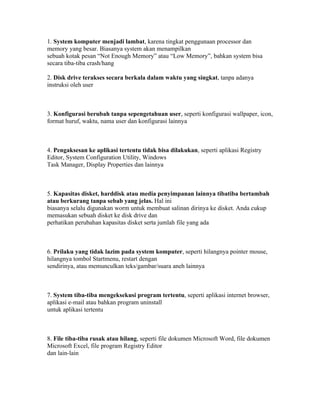 Apakah virus komputer itu