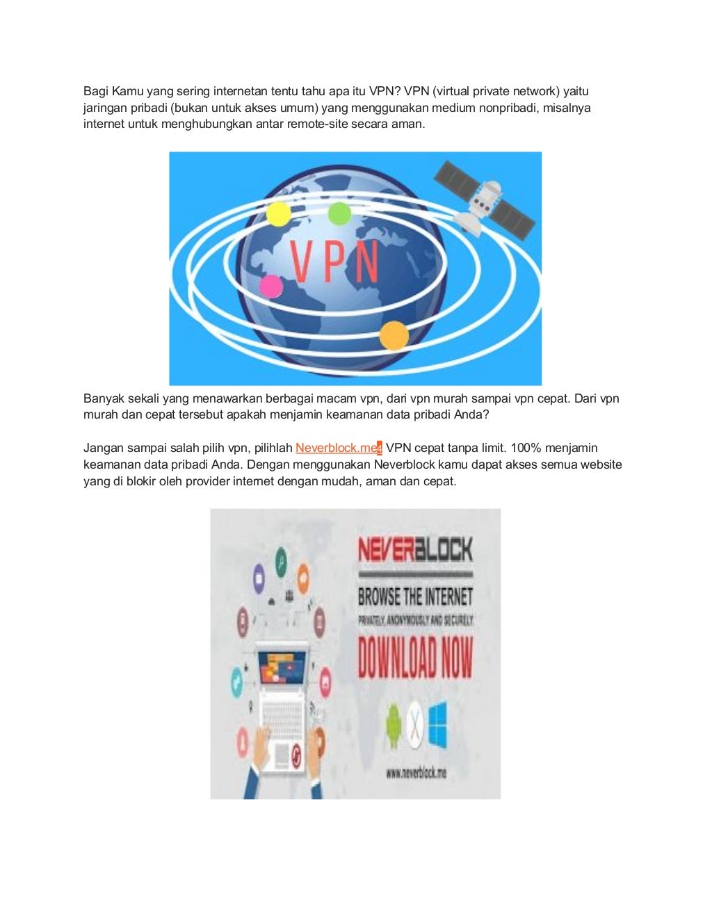 Apa kegunaan dan fungsi vpn?