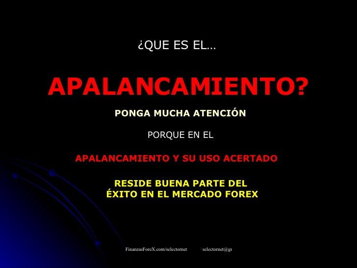 Que apalancamiento usar en forex