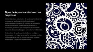 Análisis de Apalancamiento en las Empresas | PDF