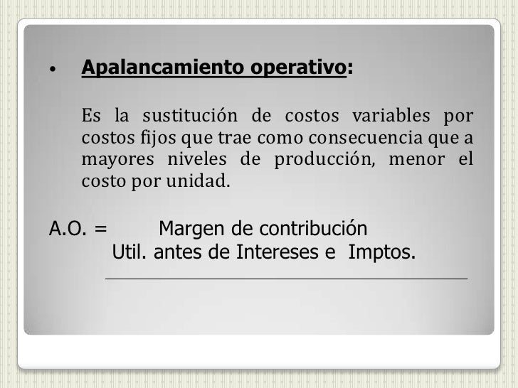 Apalancamiento operativo financiero y total corina solorzano