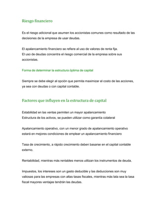 Apalancamiento y estructura_del_capital