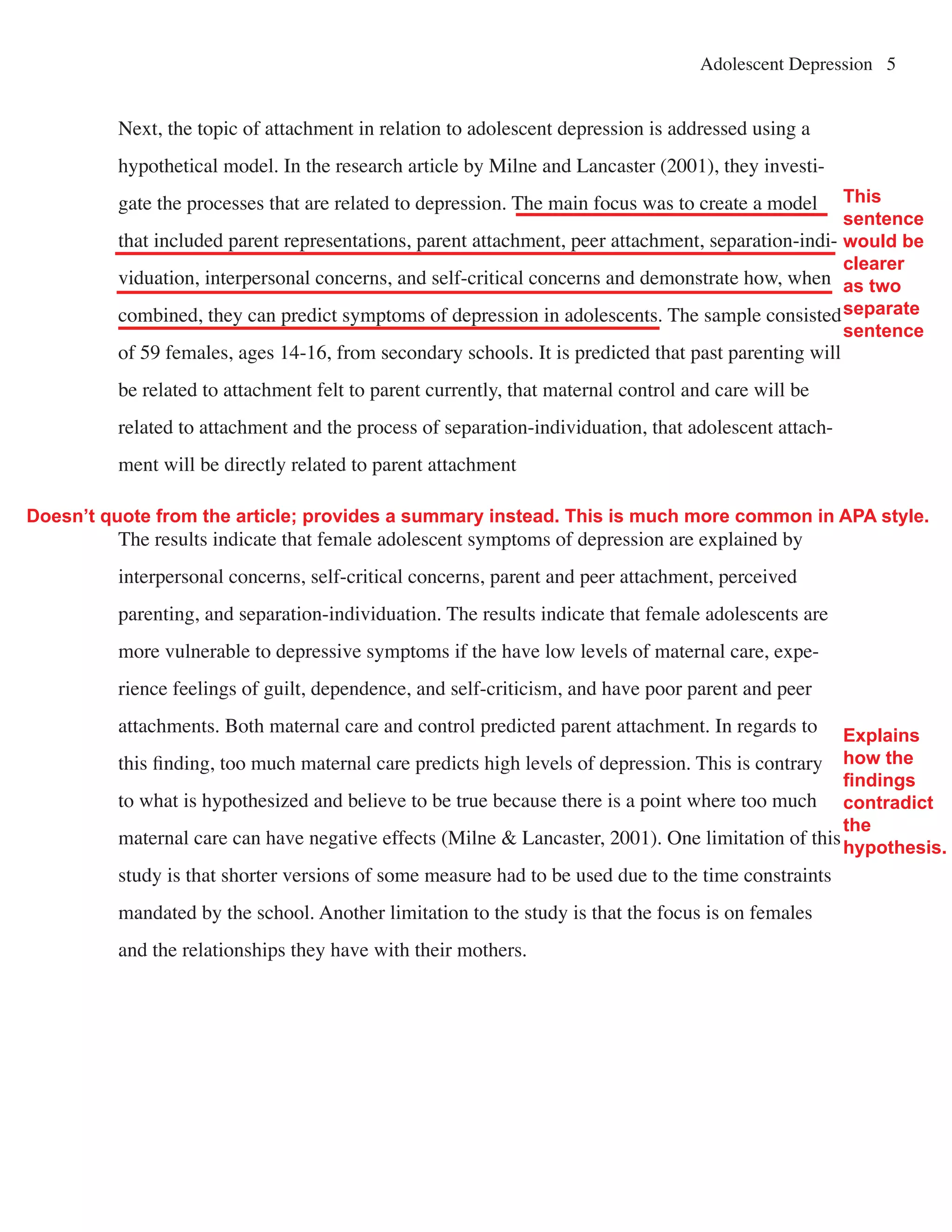 APA Literature Review Example by Purdue Online Writing Lab | PDF