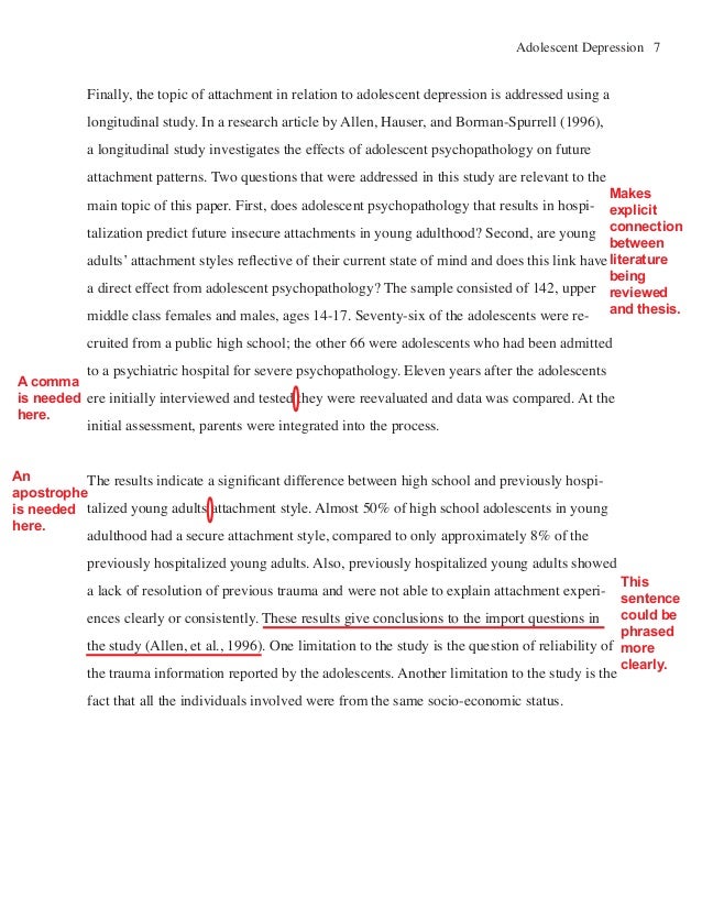 apa literature review example by purdue online writing lab sample apa literature review