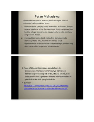Apa mahasiswa