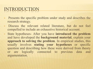 Introduction To The Problem Statement Apa APA manual PPT 2 | PPTX