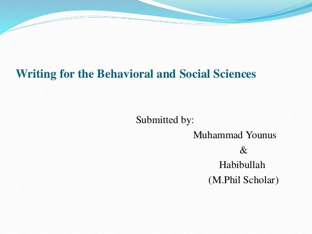 Apa manual presentation