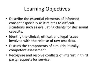 Ethical Issues in Assessment | PPT