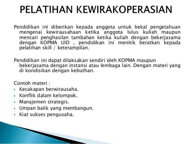 apa mengapa dan bagaimana perlunya pendidikan perkoperasian 15 638
