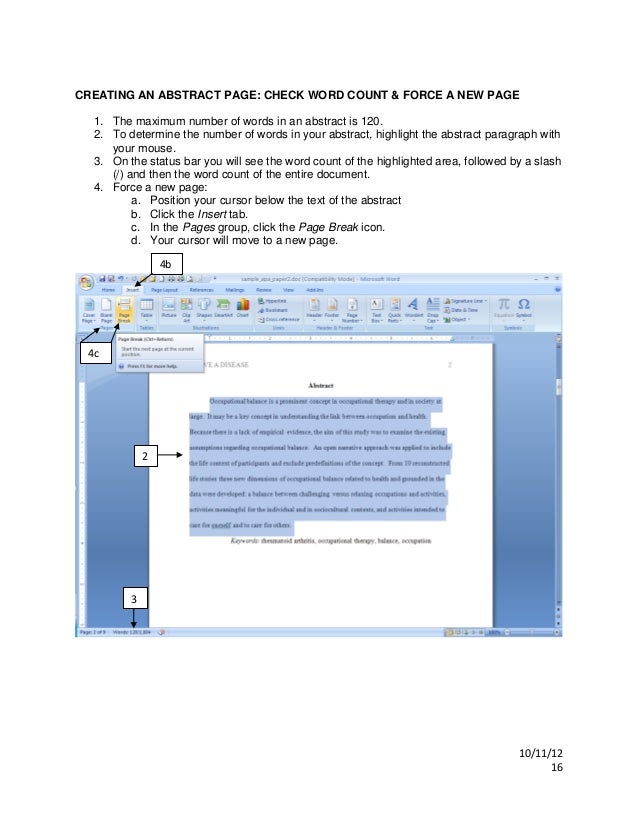 apa paper setup apa paper set up