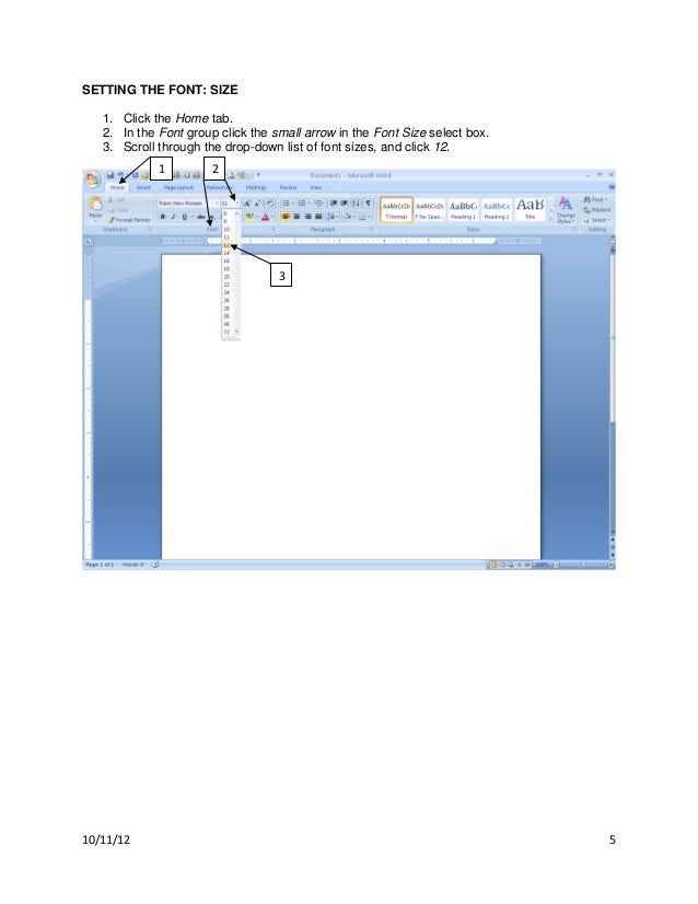 how to set up an apa paper