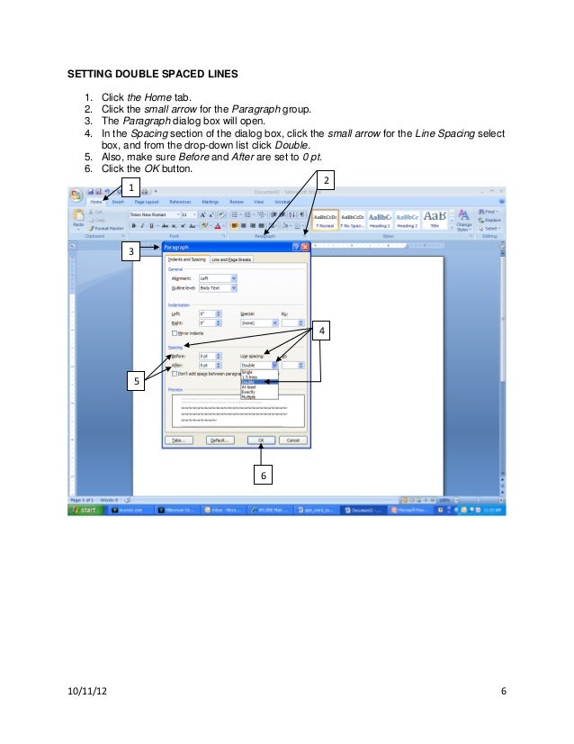 how to set up an apa paper