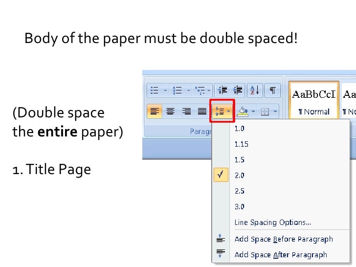 apa format in open office