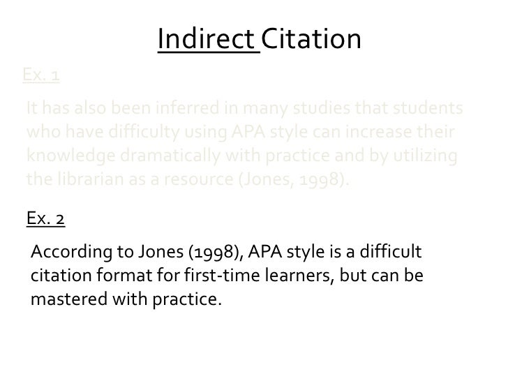 APA Formatting