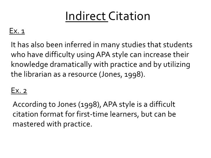 APA Formatting