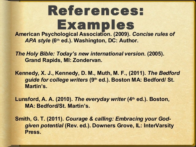 How to reference the bible in an essay