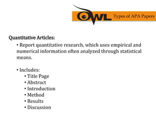 APA POWERPOINT REPORT WRITING GUIDELINES.pptx
