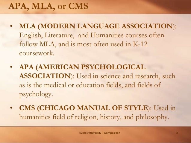 bibliography in apa format