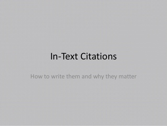 APA Quick Citations