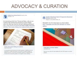 ADVOCACY & CURATION

 