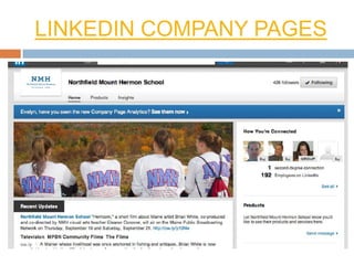 LINKEDIN COMPANY PAGES

 
