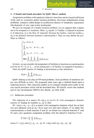 A Parallel Branch And Bound Algorithm For The Quadratic Assignment ...