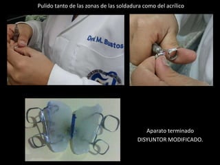 Pulido tanto de las zonas de las soldadura como del acrílico
Aparato terminado
DISYUNTOR MODIFICADO.
 